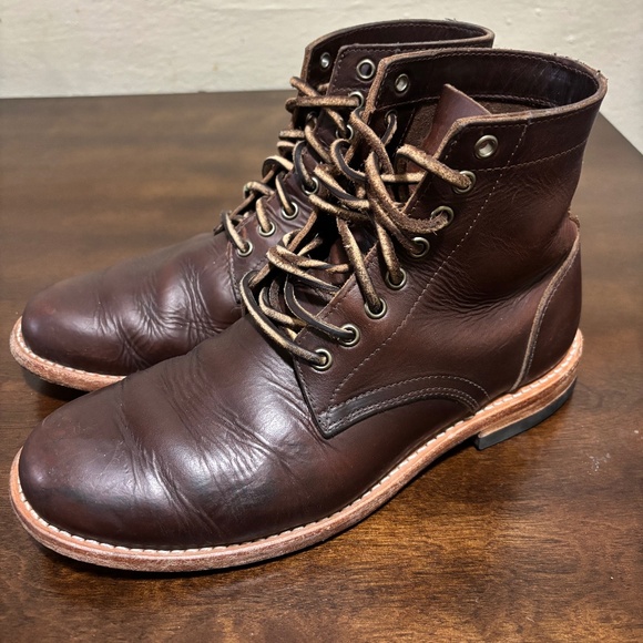 Oak street Bootmakers trench boot brown horween chromexcel size 8.5 USA - Picture 4 of 11